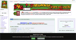 Desktop Screenshot of dizionariovideogiochi.it